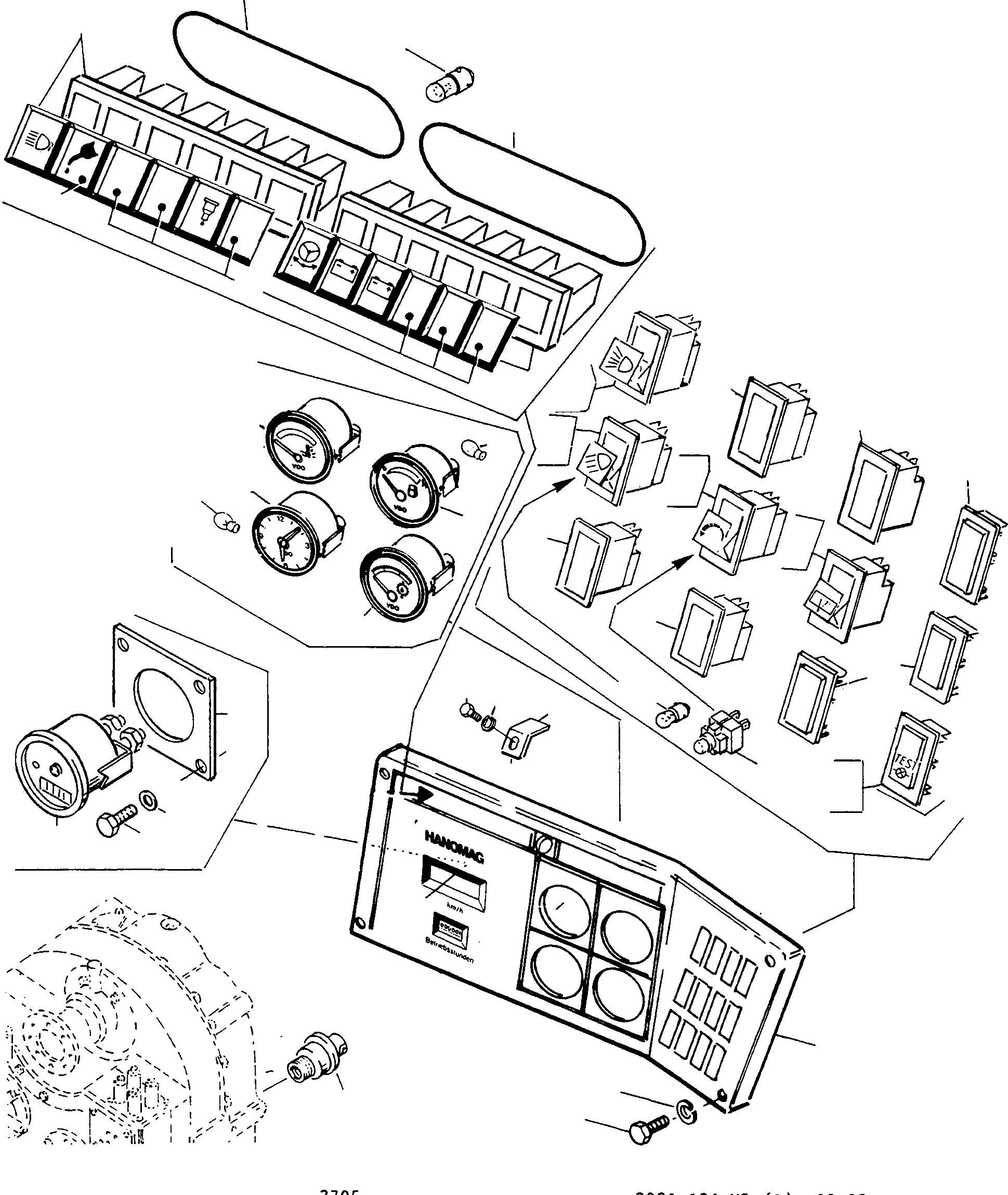 CONTROL LIGHT KIT 4220139M91 KOMATSU
