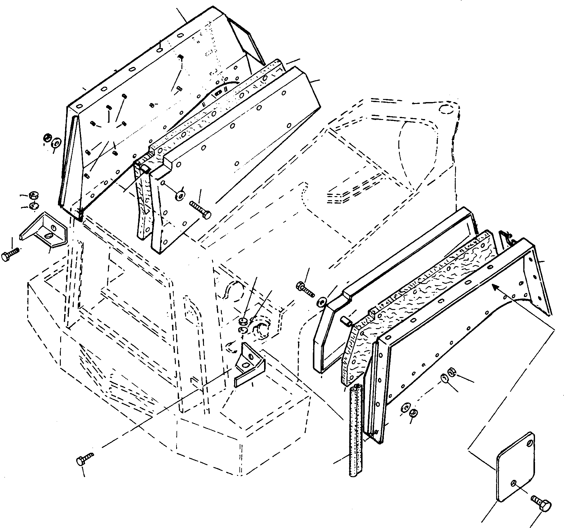 PERFORATED PLATE 4222147M91 KOMATSU