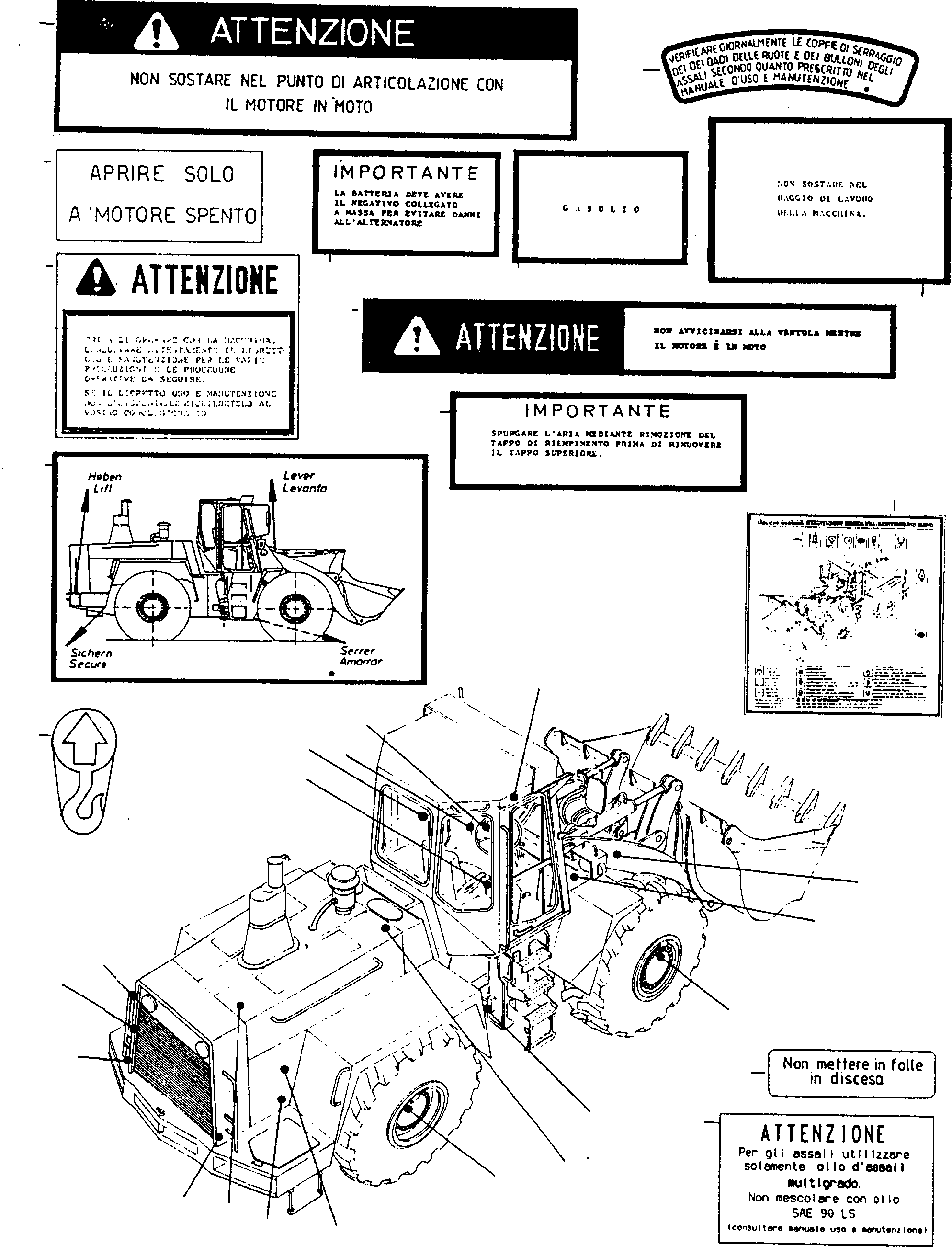 Предупреждающая табличка 4202210M1 KOMATSU