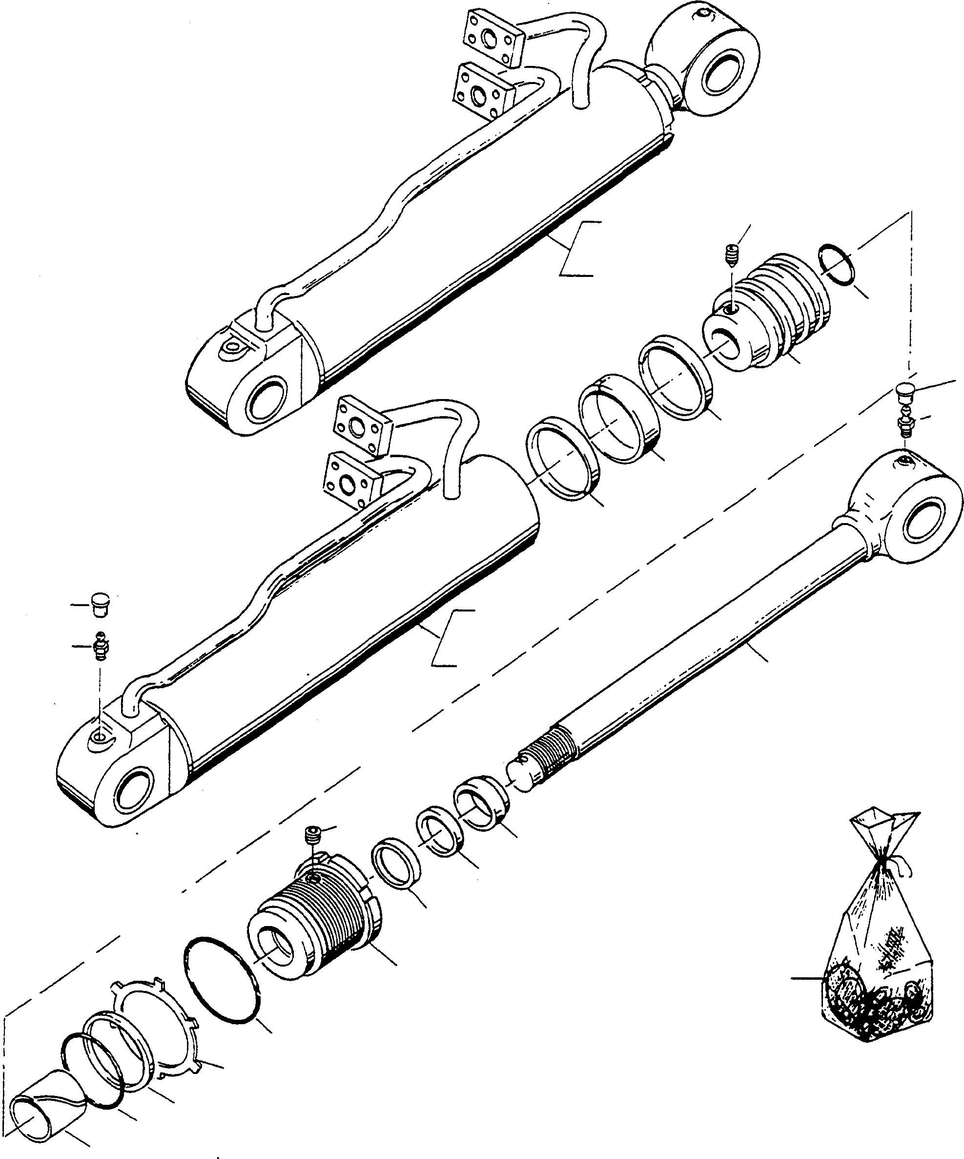CYLINDER ROD 4917902M91 KOMATSU
