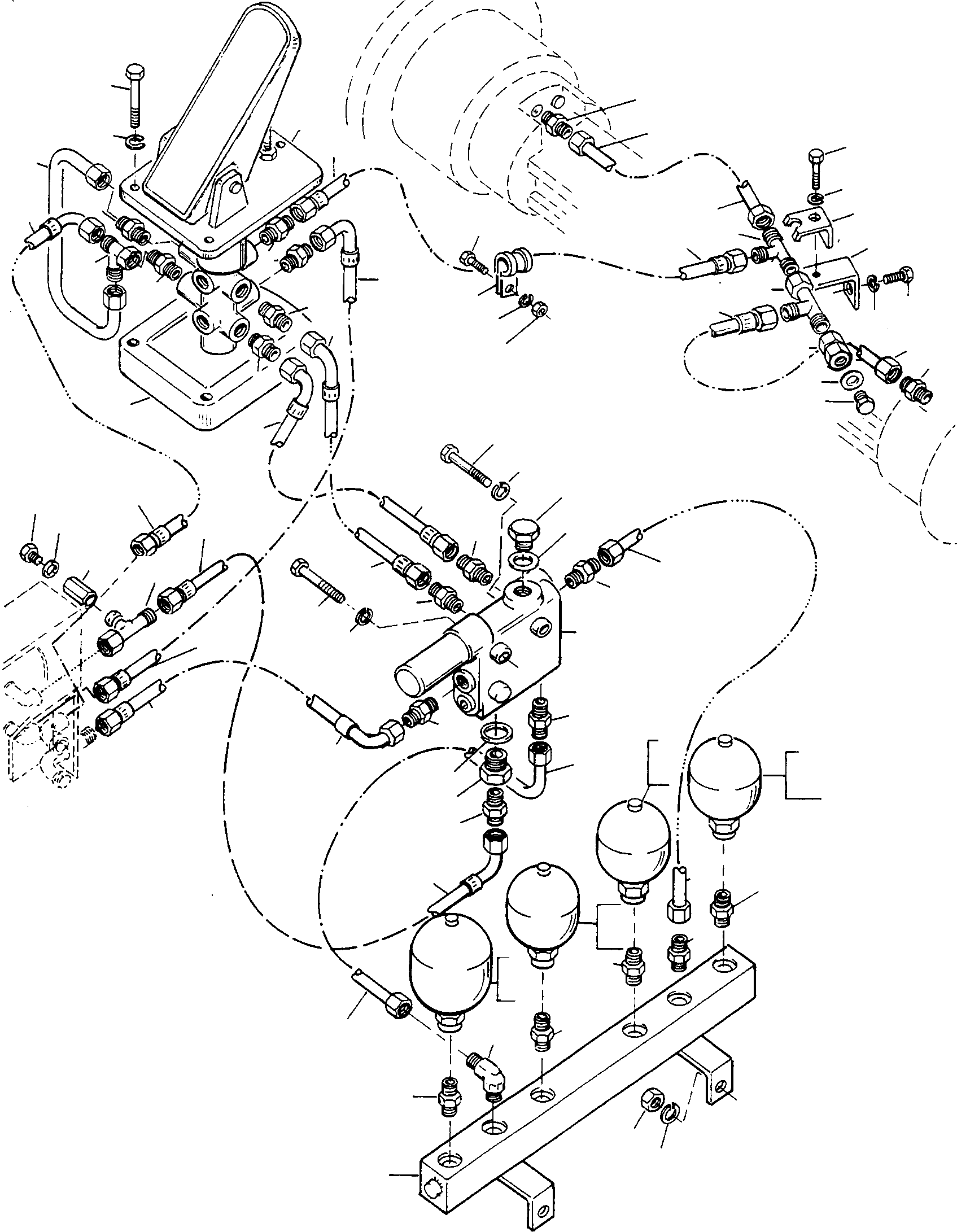 BRAKE LINE 4220392M91 KOMATSU