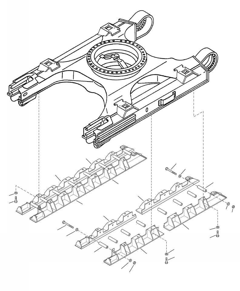 Ограждение правое 207-30-A0460 KOMATSU