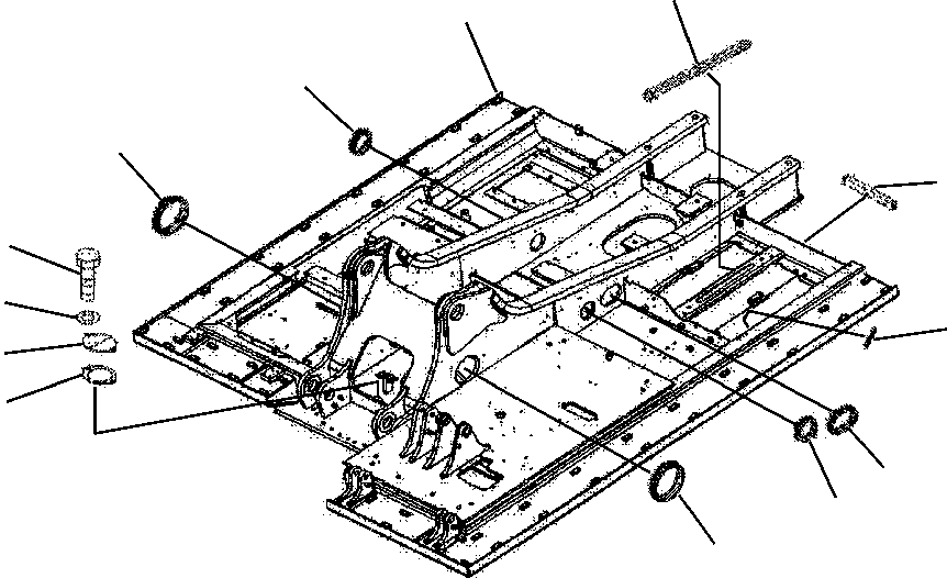 FRAME, STANDARD 206-46-A3121 KOMATSU