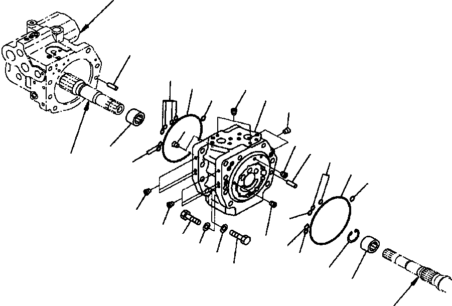 CAP ASSEMBLY, END 708-2L-04420 KOMATSU