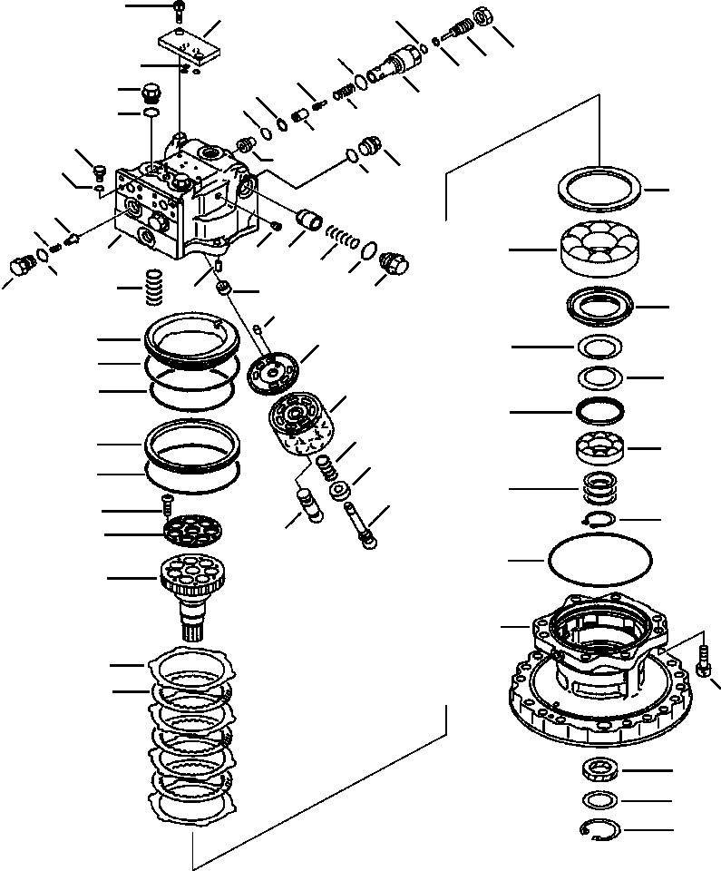 MOTOR SUB ASS'Y 706-75-03330 KOMATSU