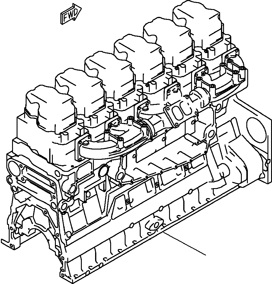 ENGINE 621-8J-00010 KOMATSU