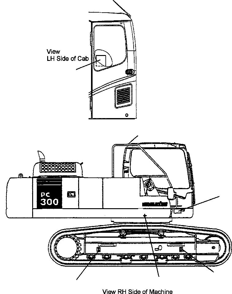 PLATE, HD LOAD RATING CHART 207-00-A8140 KOMATSU