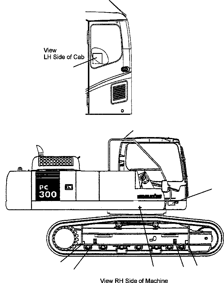 PLATE, HD LOAD RATING CHART 207-00-A8180 KOMATSU
