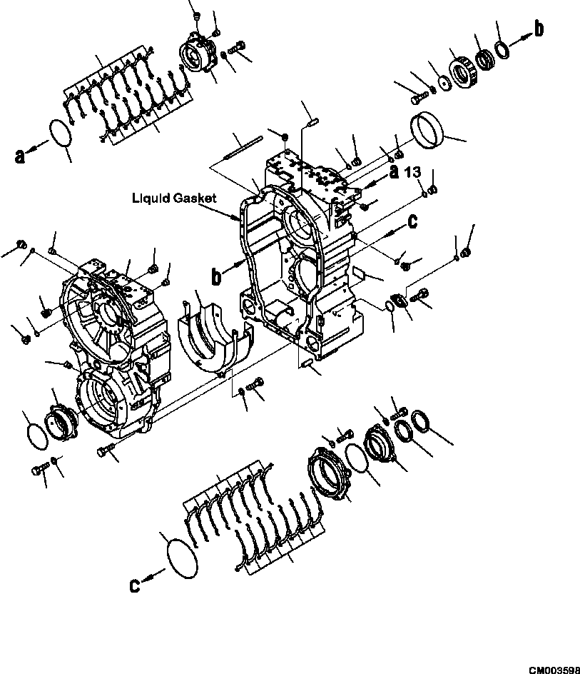 CASE, FRONT 56D-15-21211 KOMATSU