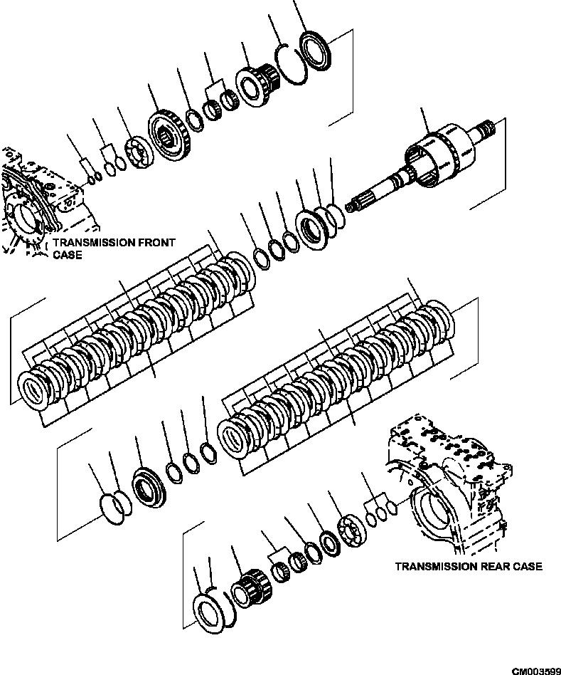 SHAFT, INPUT 56D-15-22211 KOMATSU