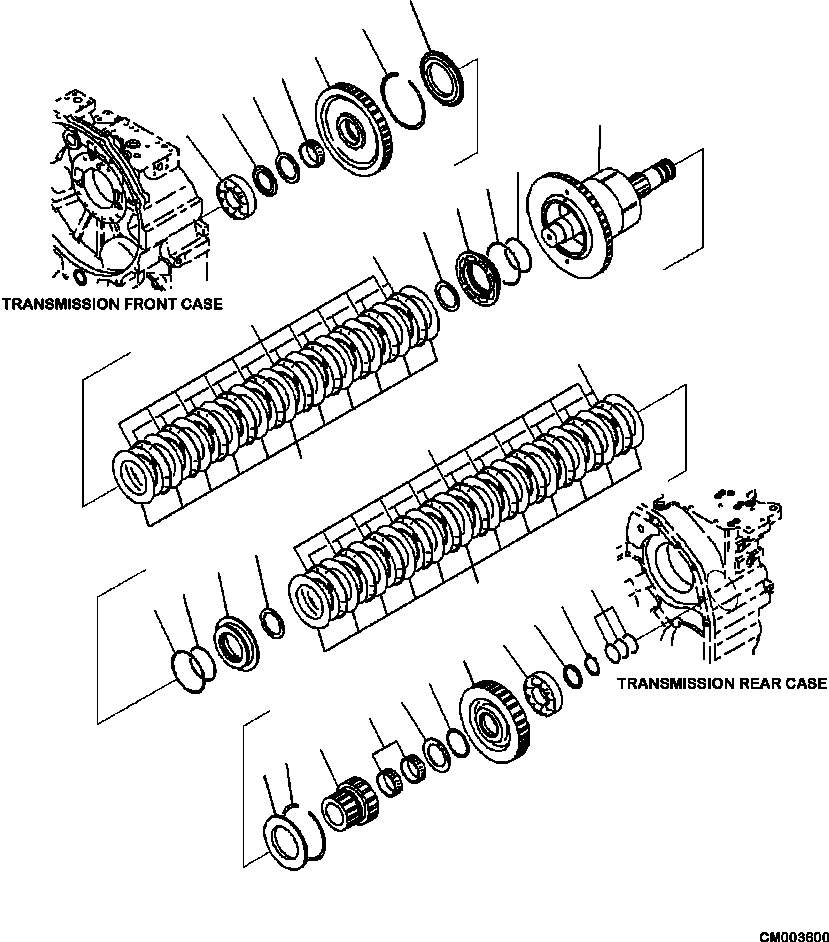 SHAFT, UPPER 56D-15-22221 KOMATSU