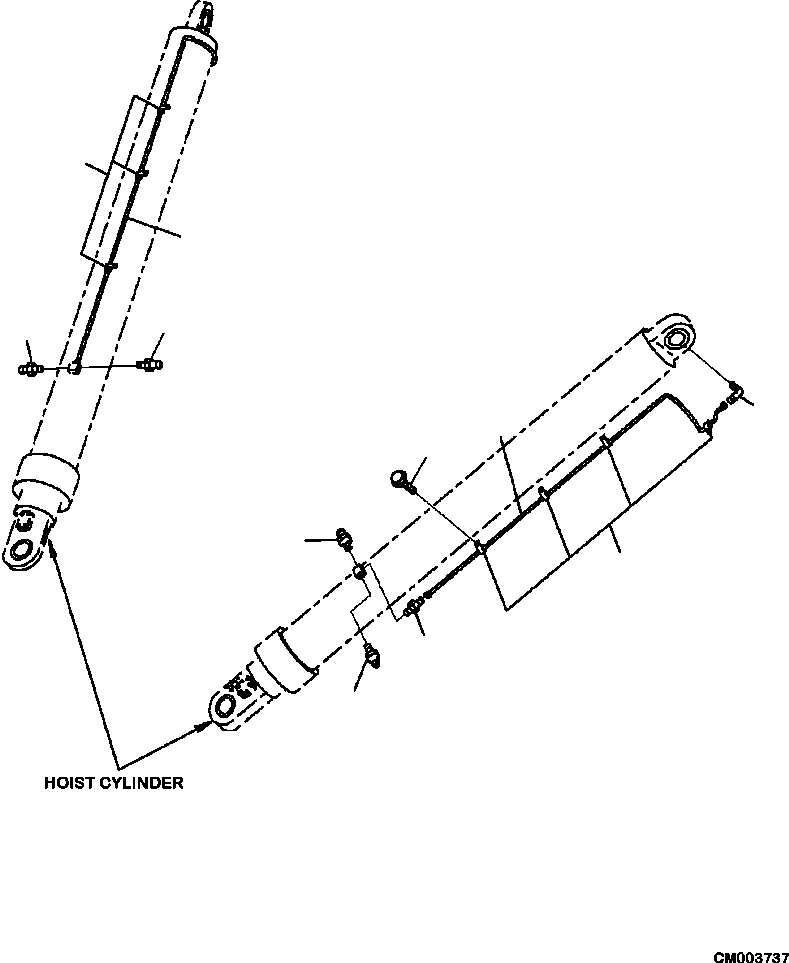 Трубка левая 56D-52-12110 KOMATSU