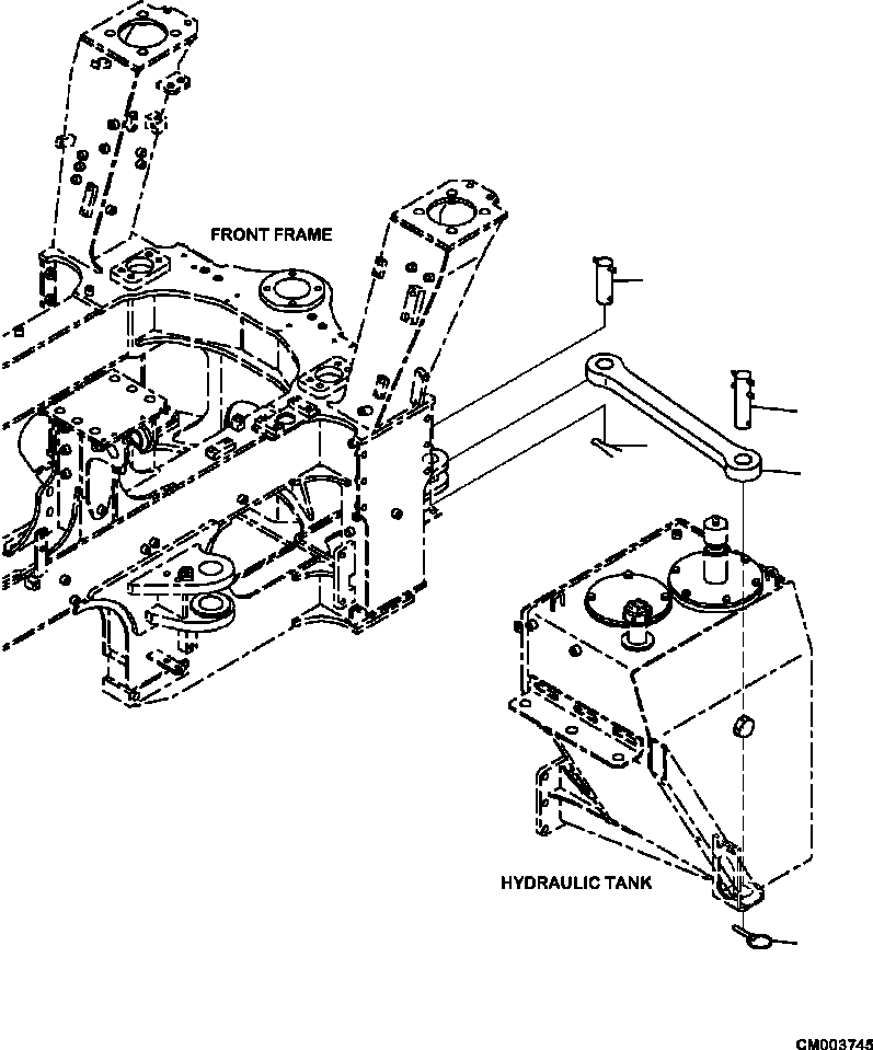 Палец 04050-00070 KOMATSU