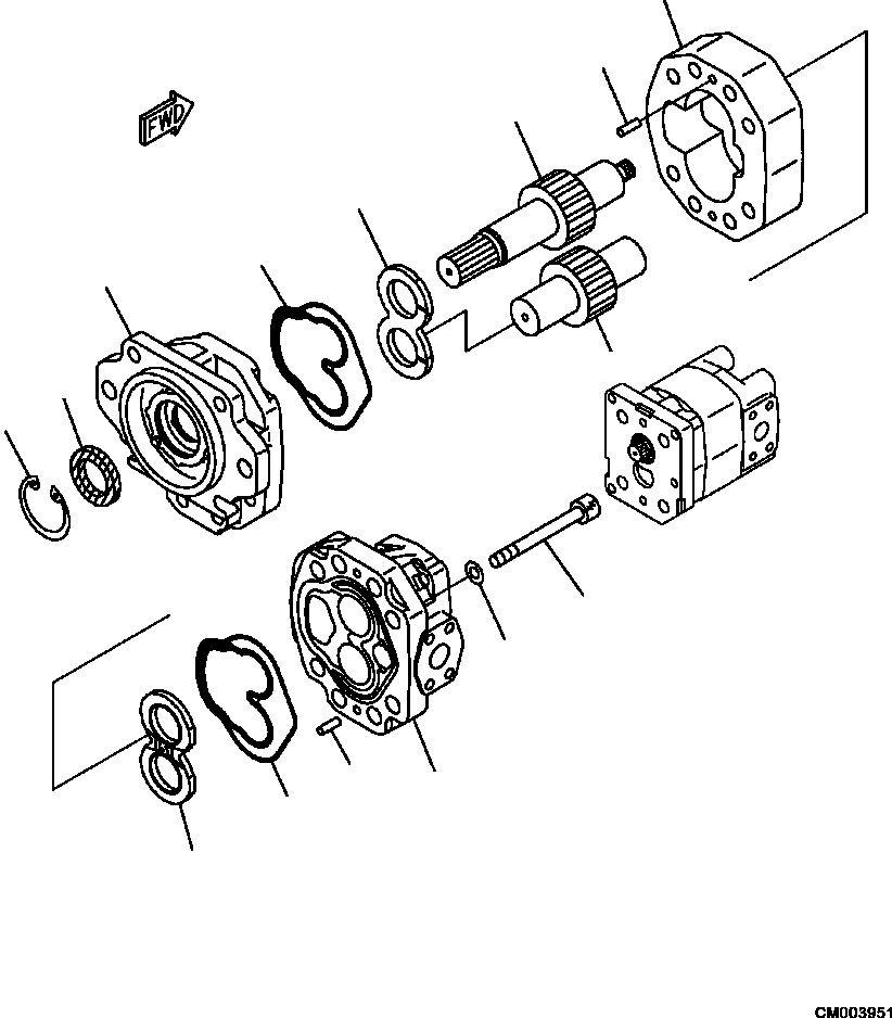 Корпус 705-94-36021 KOMATSU