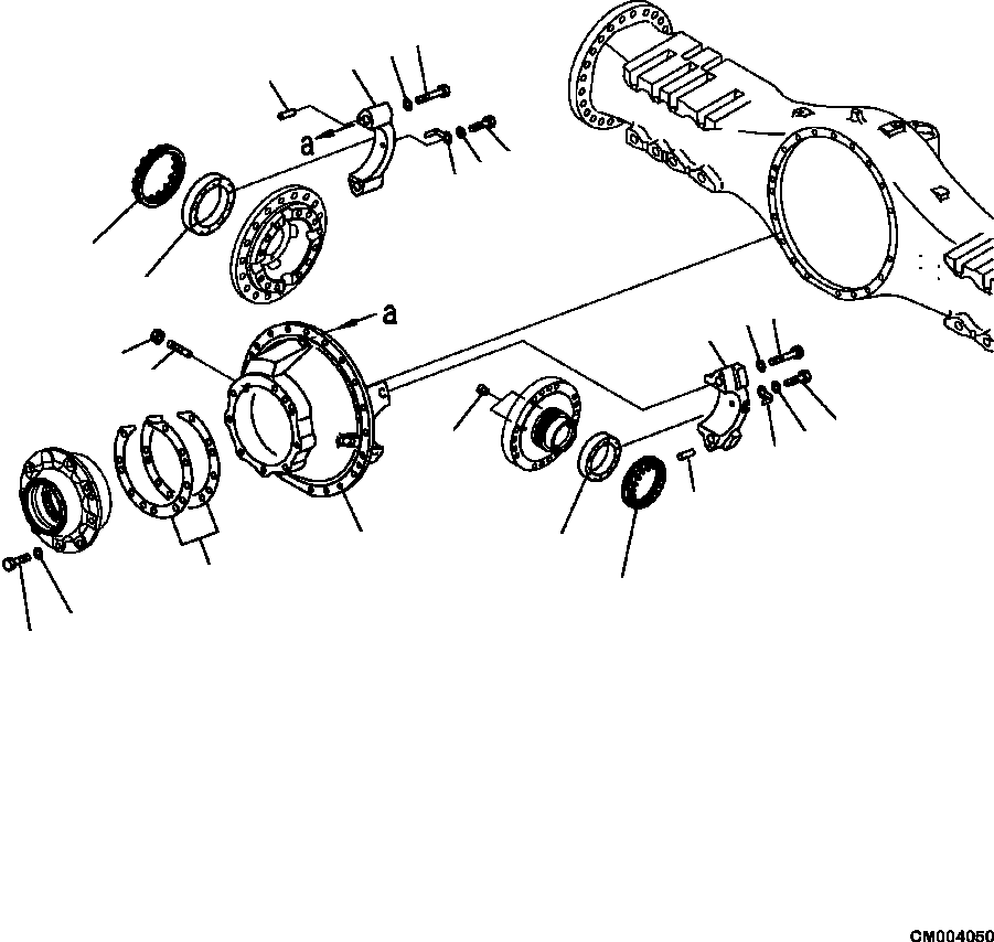 Axle Assembly, Rear 56C-22-20004 KOMATSU