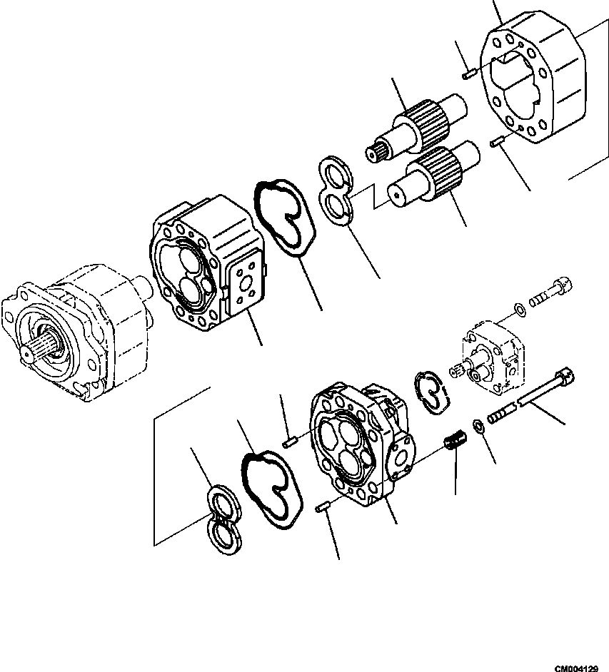 Шестерня ведущая 705-94-40740 KOMATSU