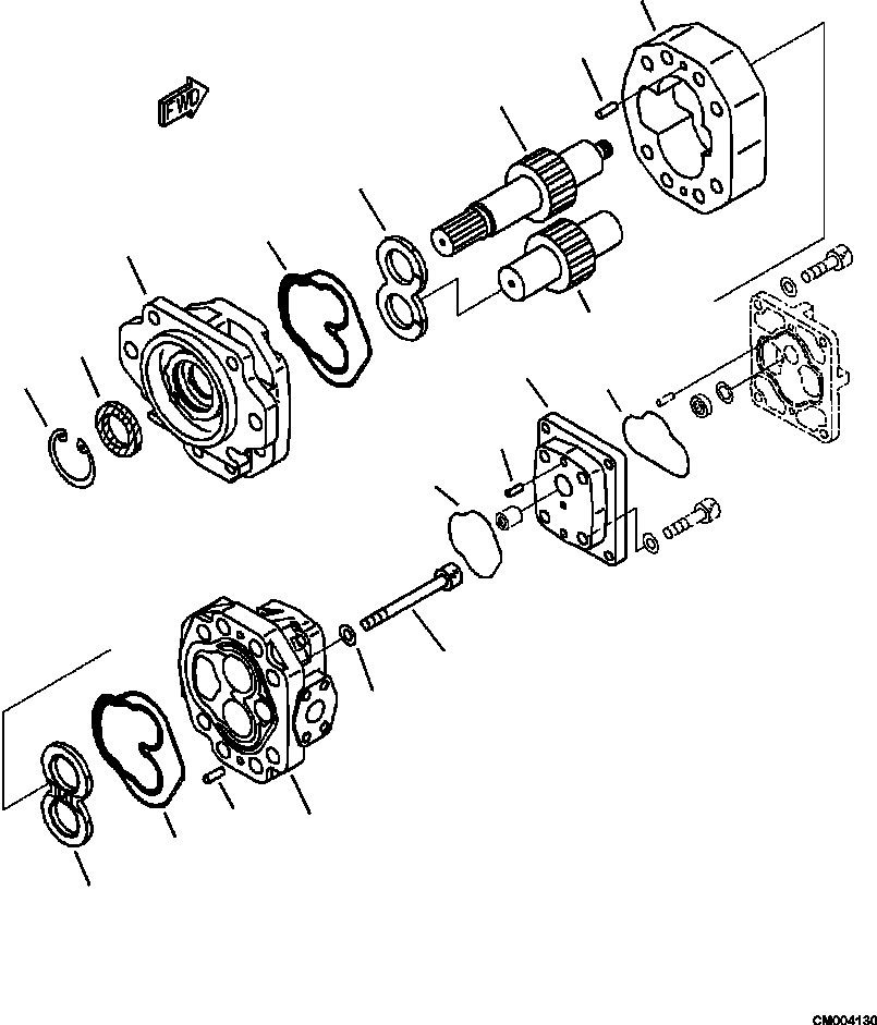 Шестерня ведомая 705-94-39510 KOMATSU