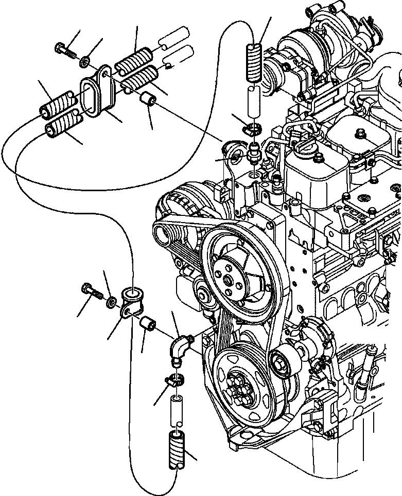 Соединительный штуцер 37D-09-96024 KOMATSU