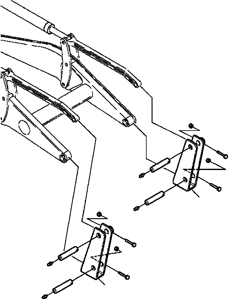 BRACKET, FRONT 2938-70-1170 KOMATSU