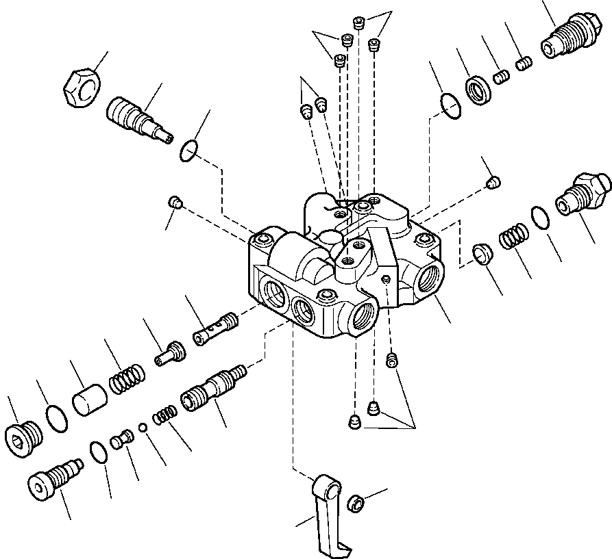 VALVE, LS 708-1U-04331 KOMATSU