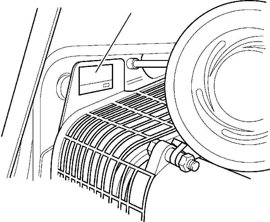 DECAL, AIR CONDITIONING GAS 2938-07-1110 KOMATSU