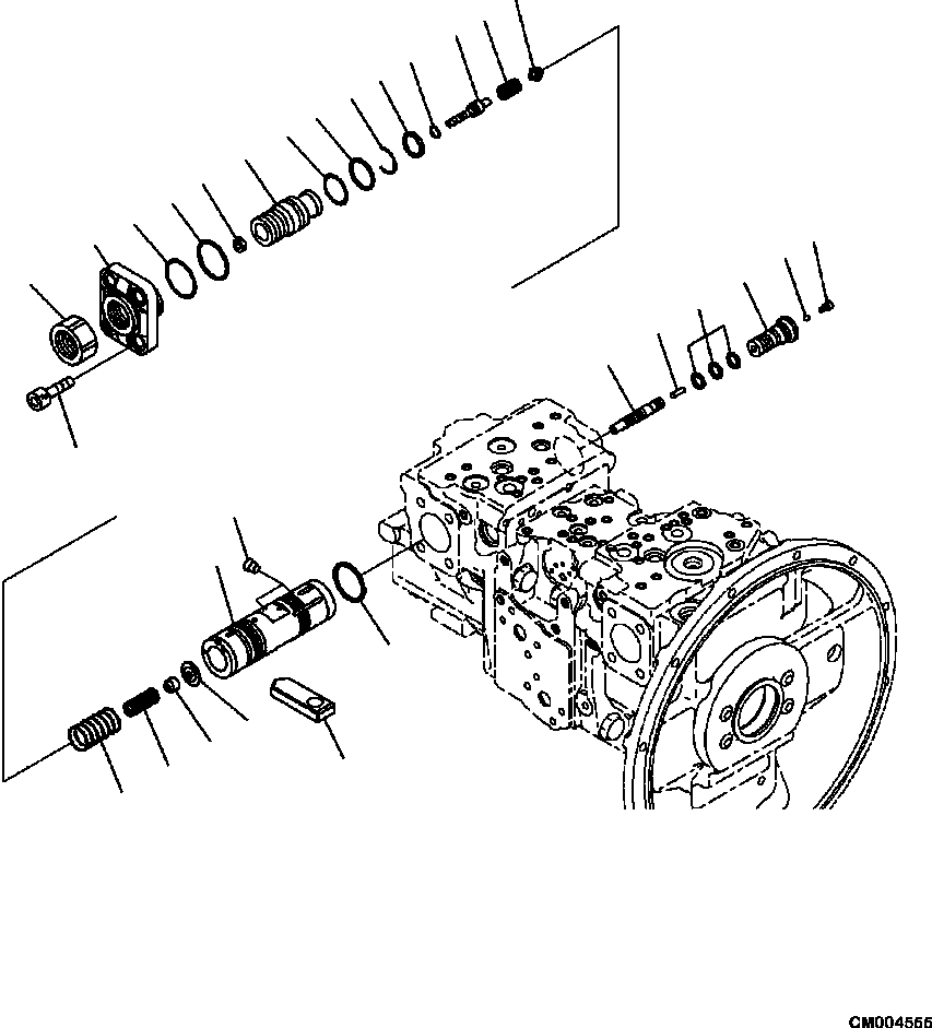 Пробка 708-2L-35261 KOMATSU