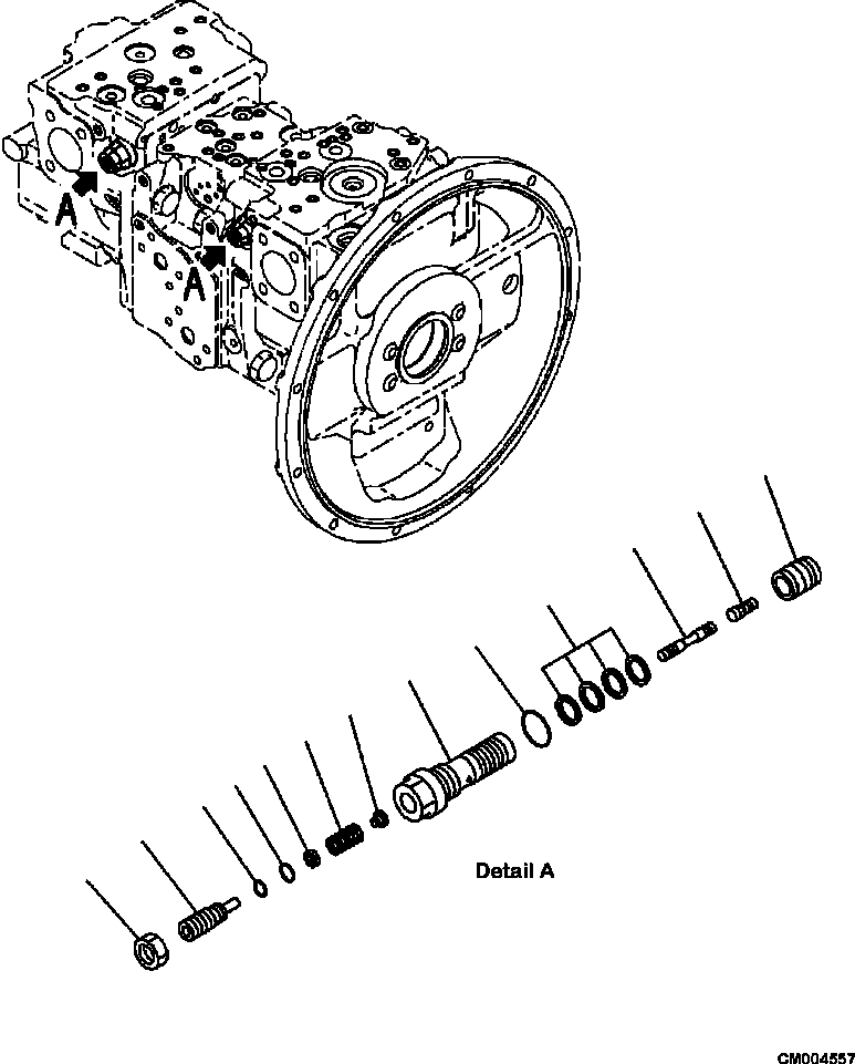 Пружина 708-2L-35880 KOMATSU