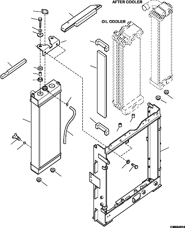 RADIATOR CORE 206-03-21112 KOMATSU