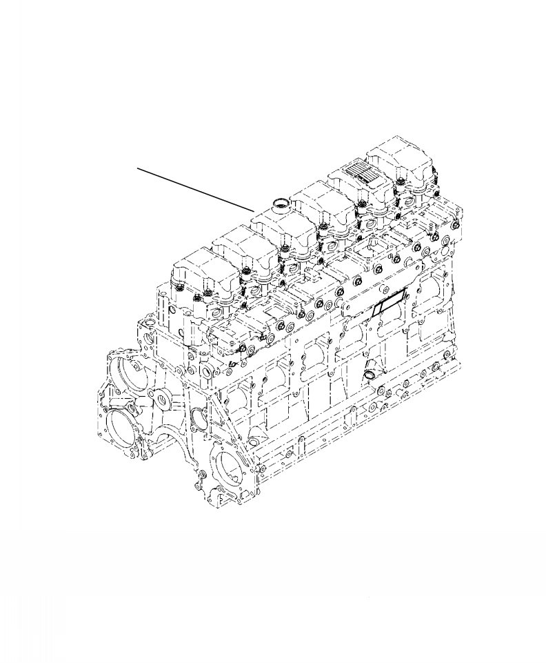 ENGINE, SERVICE 6251-F0-0030 KOMATSU