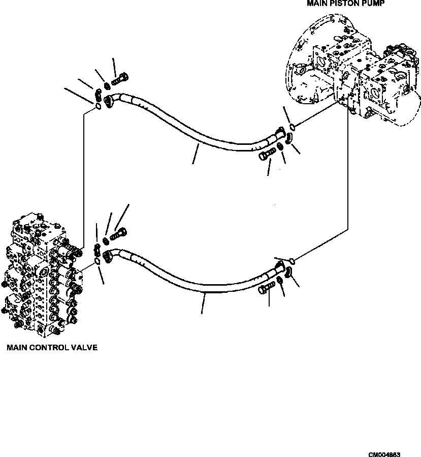 Шланг 208-62-41260 KOMATSU