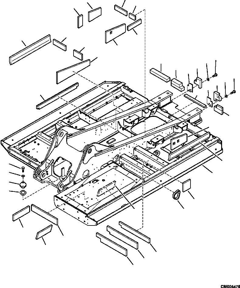 FRAME, STANDARD REVOLVING 207-46-41203 KOMATSU