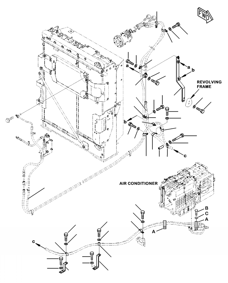 Соединительный штуцер 2A5-979-1510 KOMATSU