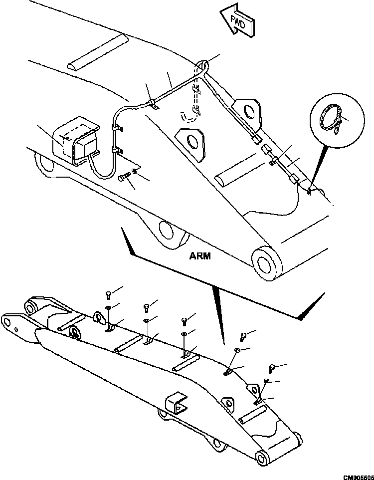 Жгут проводов 207-06-u1110 KOMATSU
