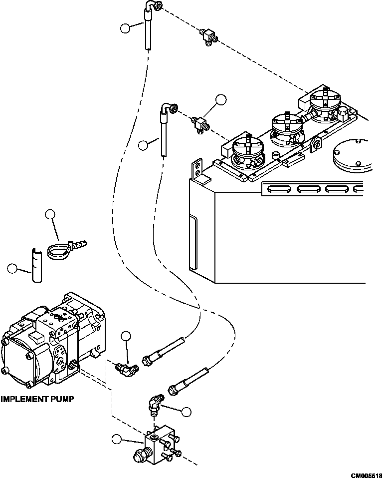 CONNECTOR, STRAIGHT 15152 KOMATSU