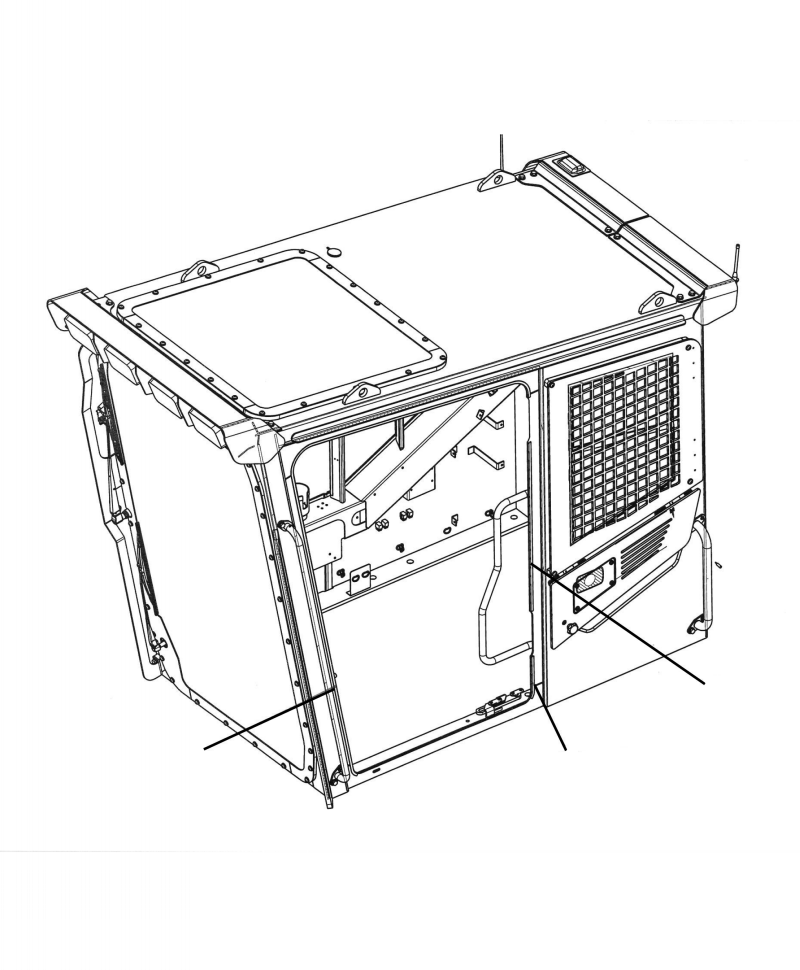 Облицовка 207-53-31540 KOMATSU