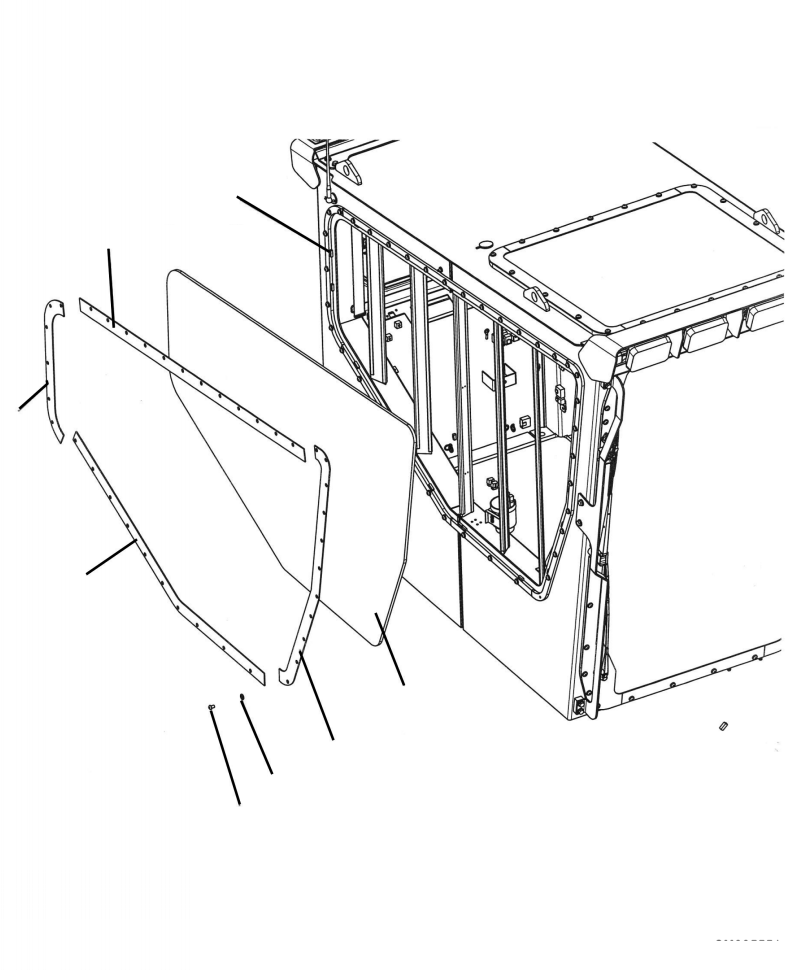SHEET, LEXAN 207-53-31240 KOMATSU