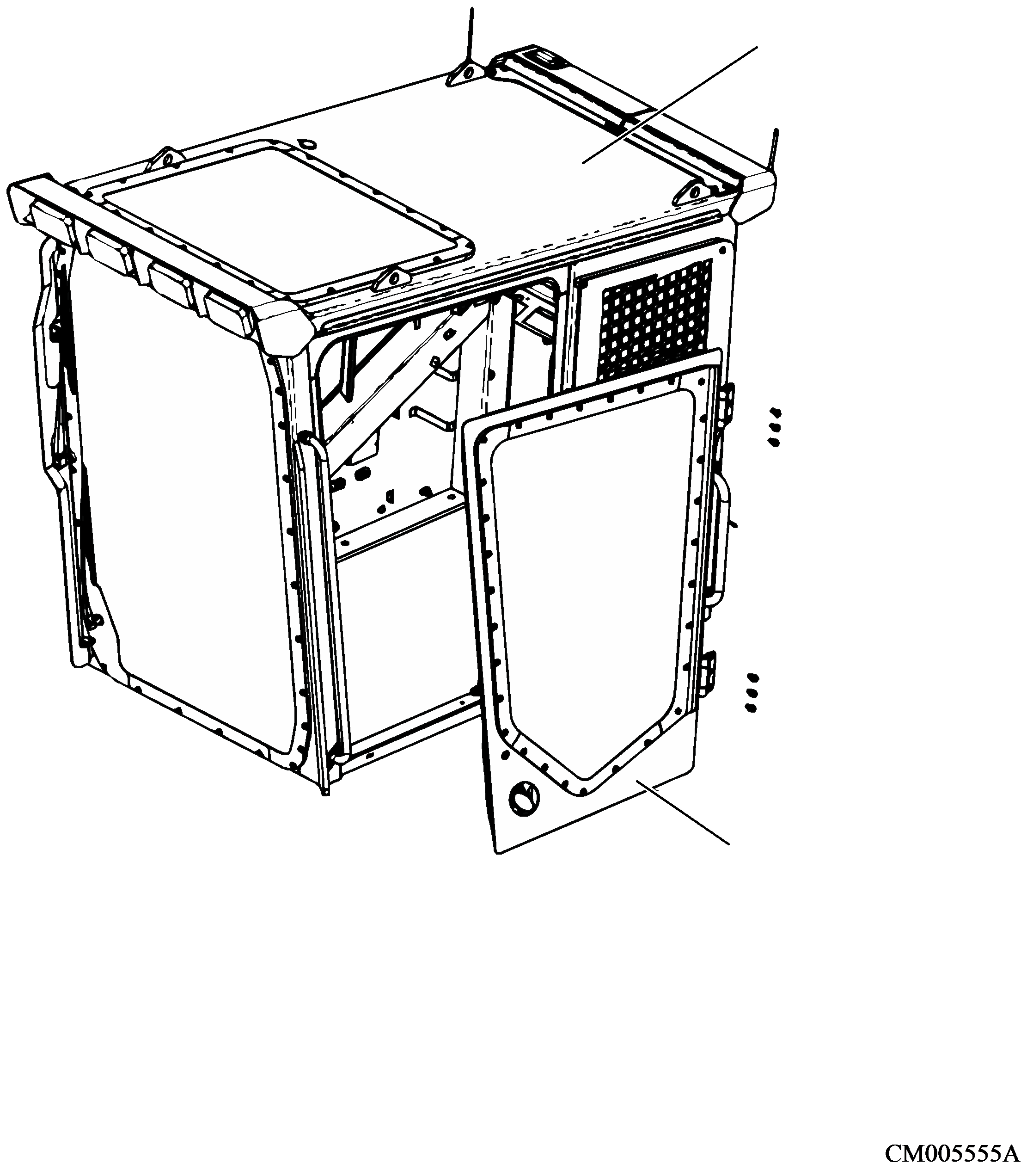 Кабина 207-53-41111 KOMATSU