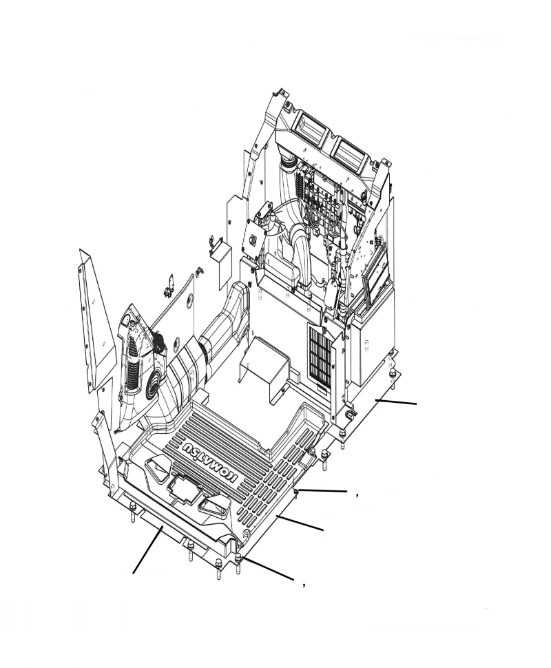 Пластина 207-53-34140 KOMATSU