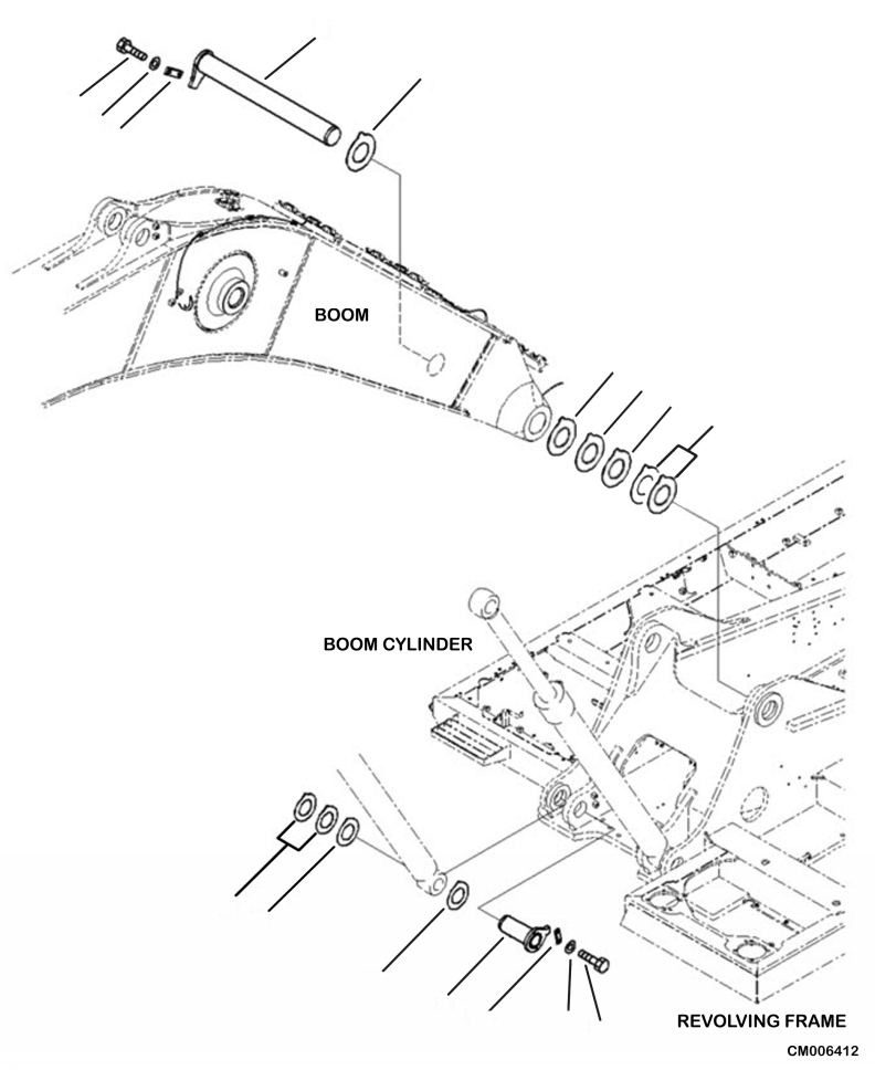 Палец 207-70-55270 KOMATSU
