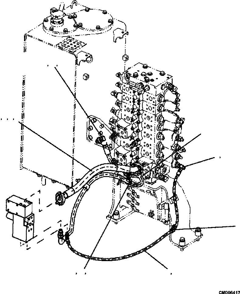 Шланг 02775-00517 KOMATSU