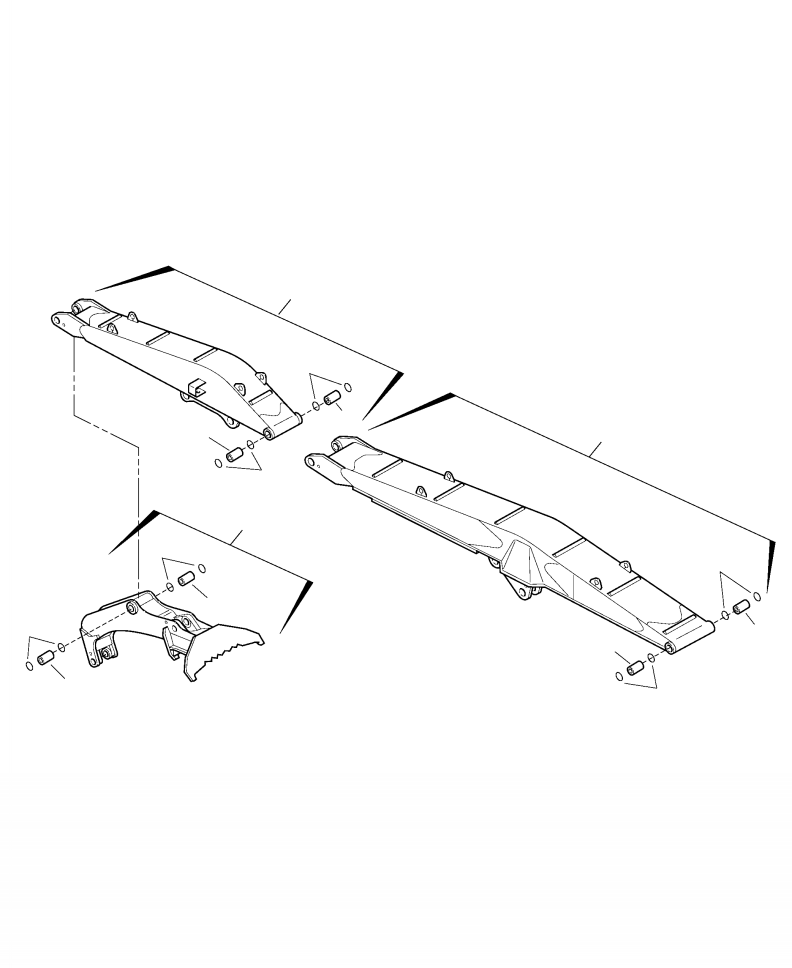 BOOM ASSEMBLY 206-958-1111 KOMATSU