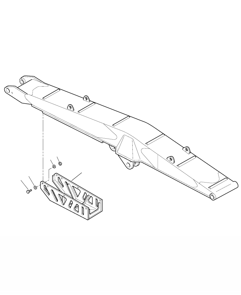 ARM CYLINDER GUARD 81467 KOMATSU