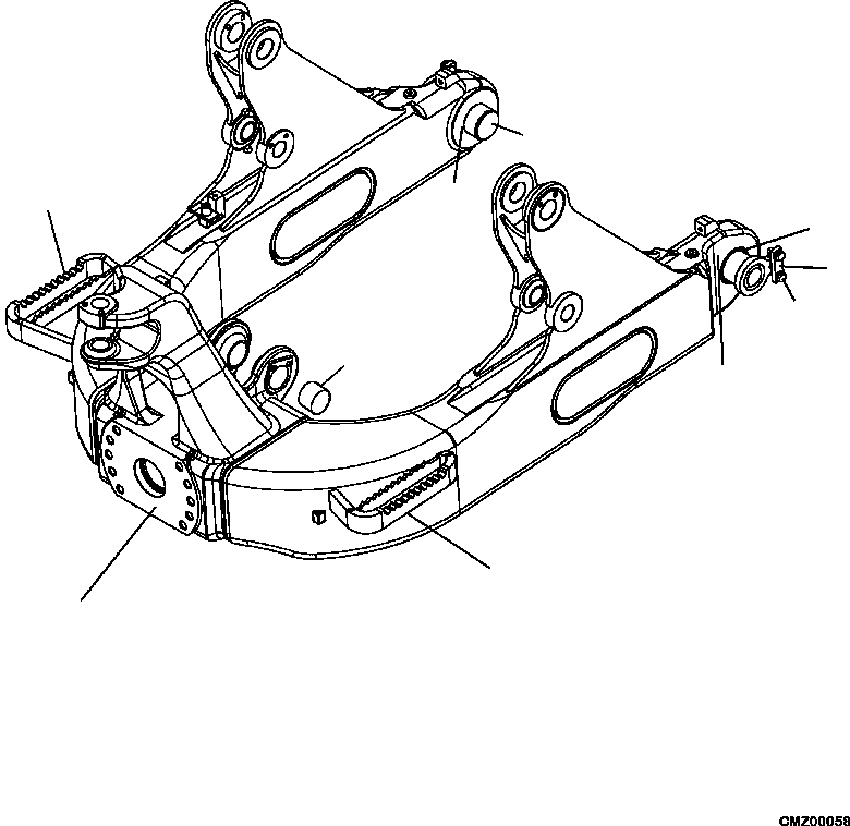 STEP, R.H. 12Y-72-12432 KOMATSU