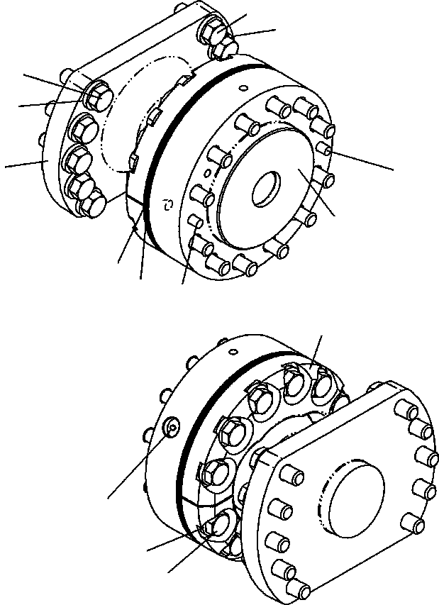 Цапфа 12Y-72-12151 KOMATSU