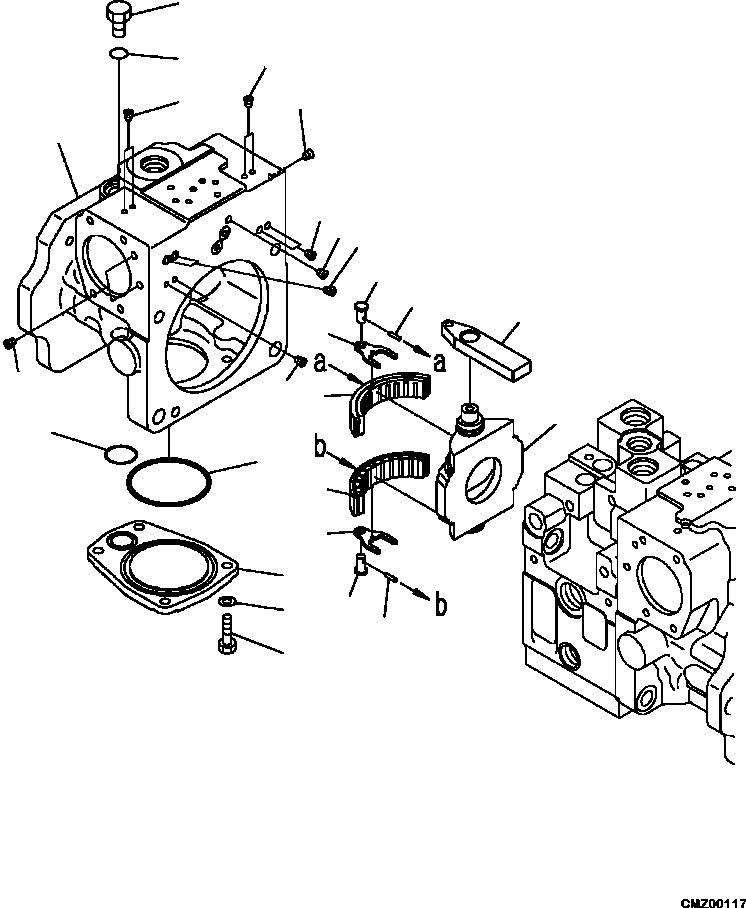 CASE ASSEMBLY, REAR 720-2L-04150 KOMATSU