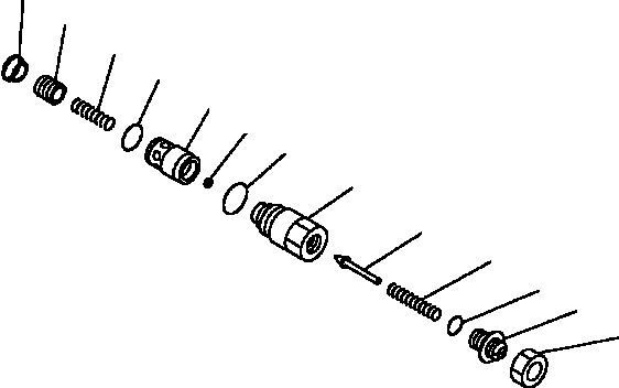 POPPET, VALVE 720-2M-16310 KOMATSU