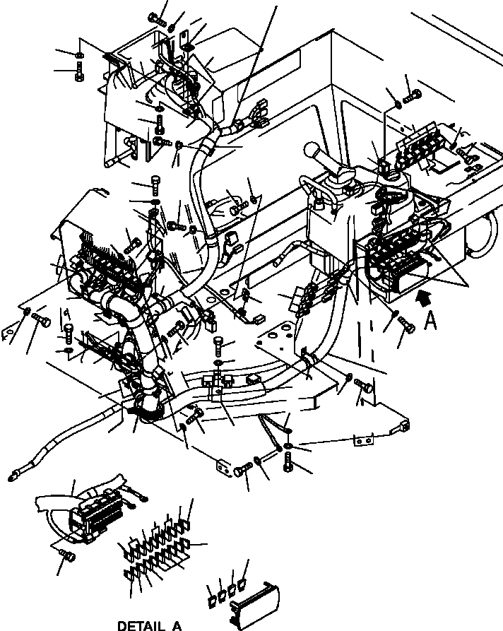 HARNESS, WIRING - CONTROLS 12Y-06-18890 KOMATSU
