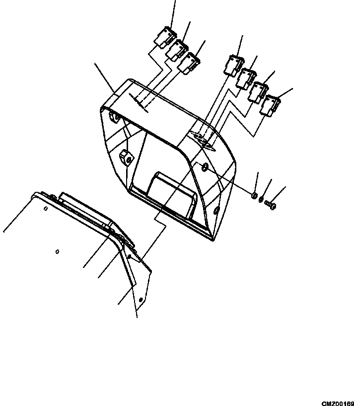 Switch, Reverse Speed Adjuster 12Y-06-11751 KOMATSU
