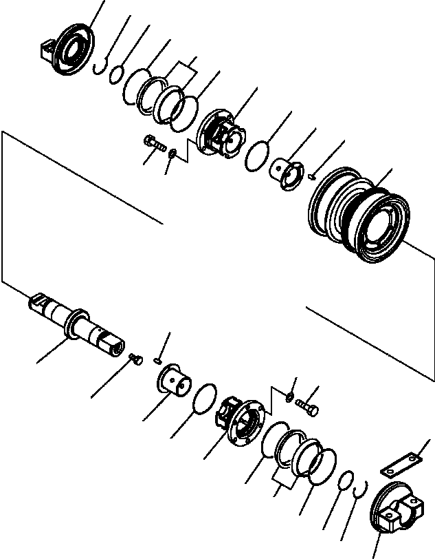 Ролик 12Y-30-17320 KOMATSU