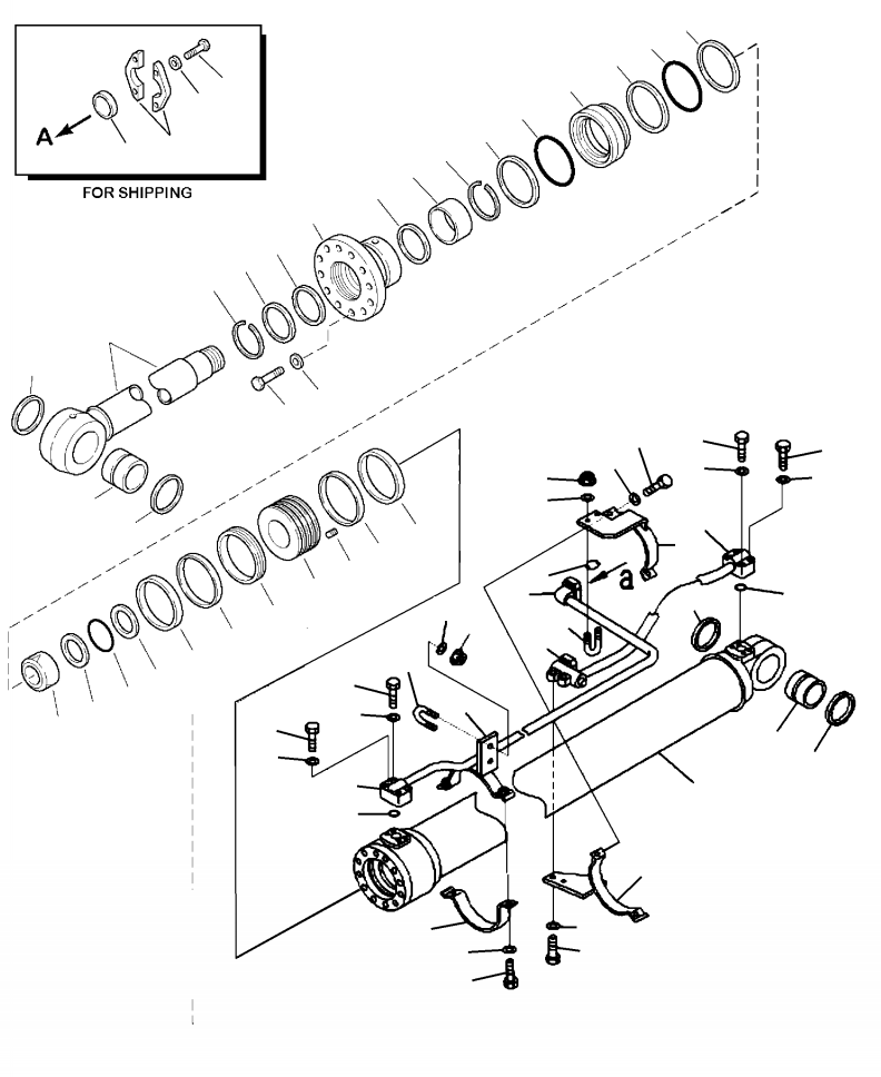 Упорное кольцо 707-71-35100 KOMATSU